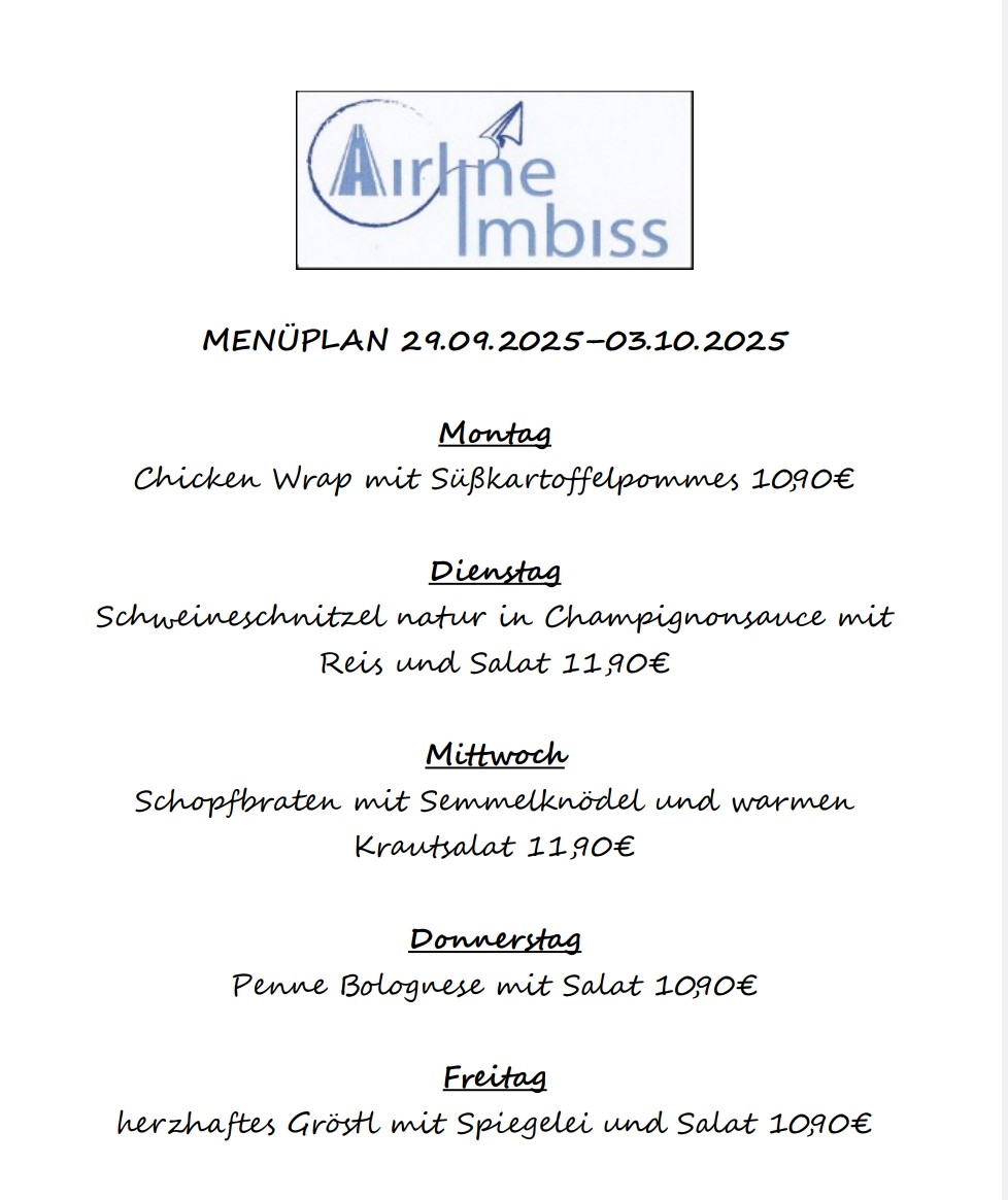 Menüplan